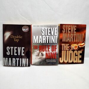 Lot of 3 ◇ Fiction Hardcover Books ◇ Steve Martini ◇ Drama, Thriller & Suspense